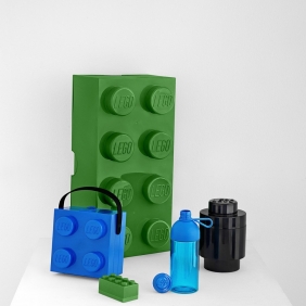 Lego, Lunchbox klocek z rączką - Niebieski (40240002)